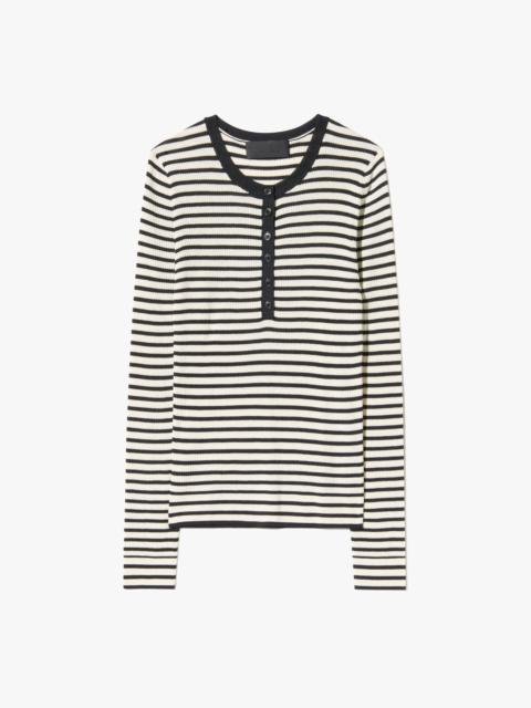 NILI LOTAN KYRIE STRIPE SWEATER