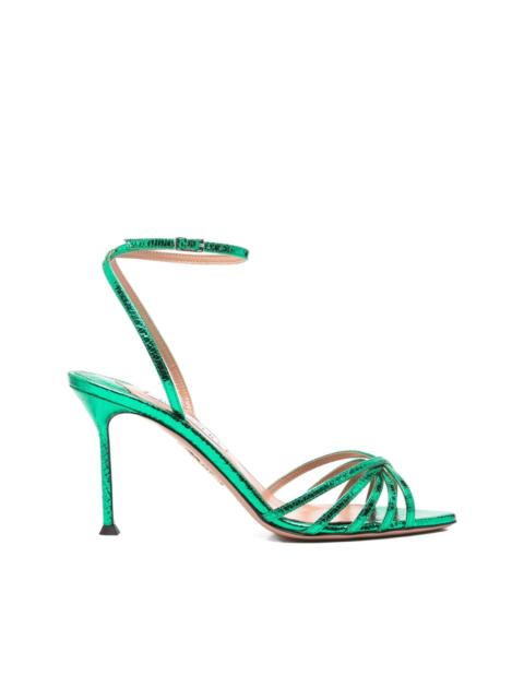 AQUAZZURA 85mm pointed-toe sandals