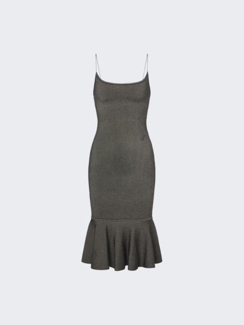 JACQUEMUS The Pina Knit Dress Dark Beige