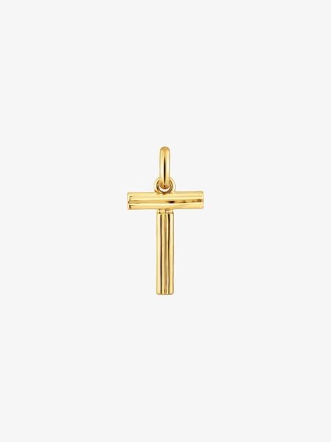 TOUS Medium 18K gold vermeil letter T Pendant TOUS Alphabet