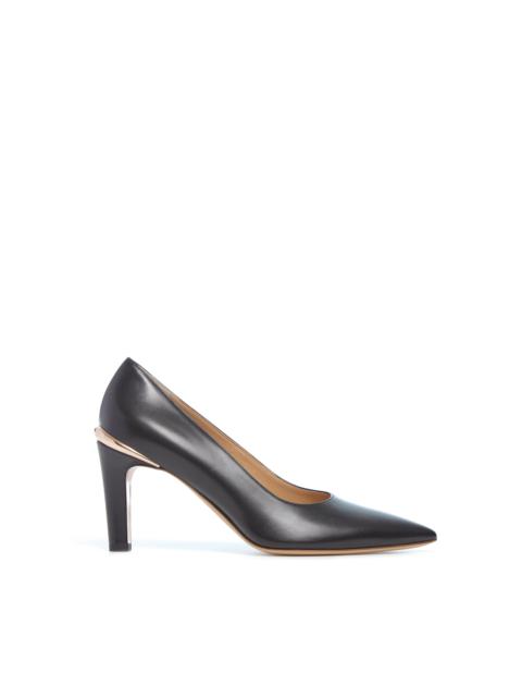 GABRIELA HEARST Edwina High Heel Stiletto Pump in Black Soft Leather
