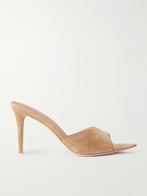 Gianvito Rossi Elle 85 Suede Pumps