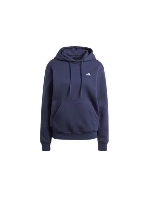 adidas adidas Essentials Small Logo Feel Cozy Hoodie Legend Ink