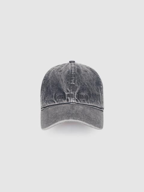 ANINE BING Jeremy Baseball Cap - Oyster Grey