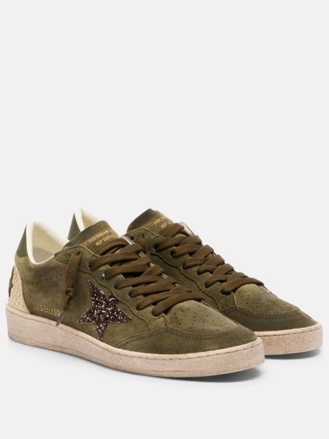 Golden Goose Ball Star glitter suede sneakers