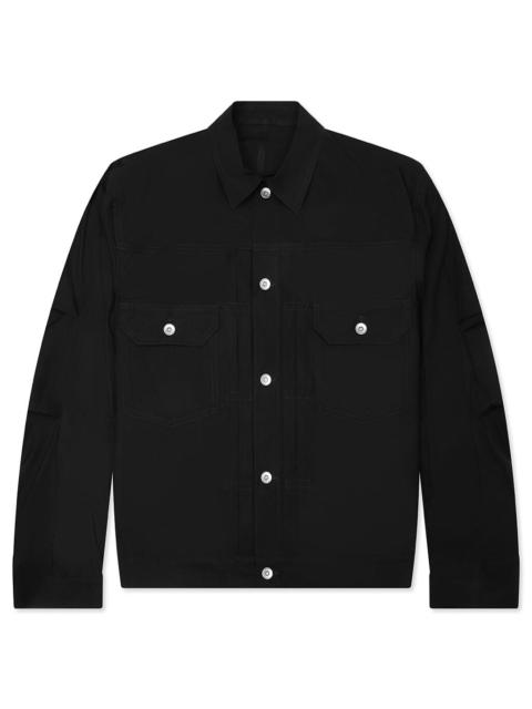 sacai COTTON TYPEWRITER JACKET - BLACK