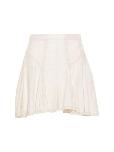 Isabel Marant Zia silk mini skirt