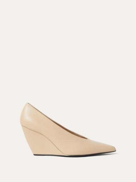 Loro Piana Viola High Wedge Pump