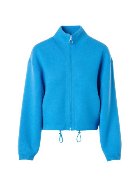 AKRIS Women's Cashmere Zip-Front Cardigan - Twilight