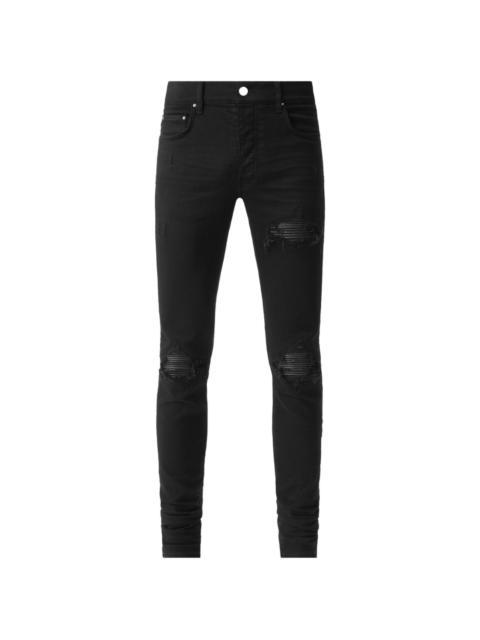 AMIRI Amiri MX1 Distressed Skinny Jeans