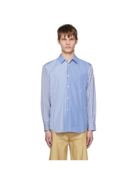 Comme des Garçons SHIRT Blue & White Stripe Shirt