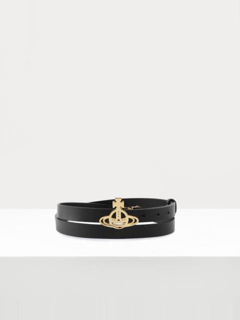 Vivienne Westwood SMALL LINE ORB BUCKLE BELT