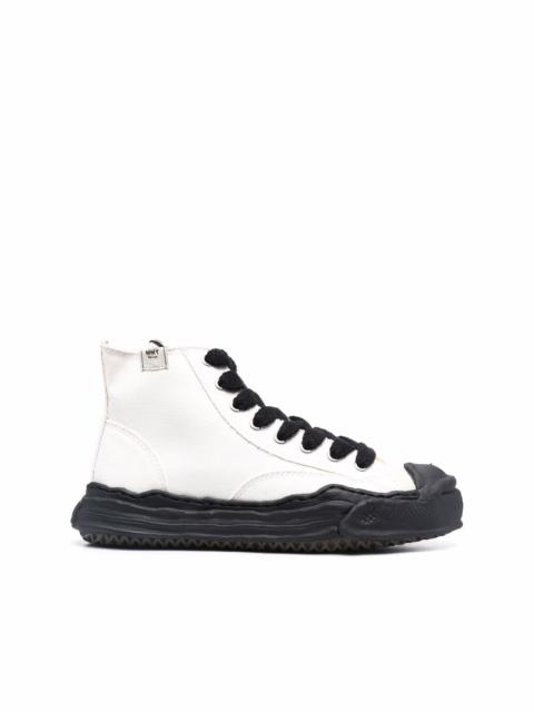 chunky high-top sneakers