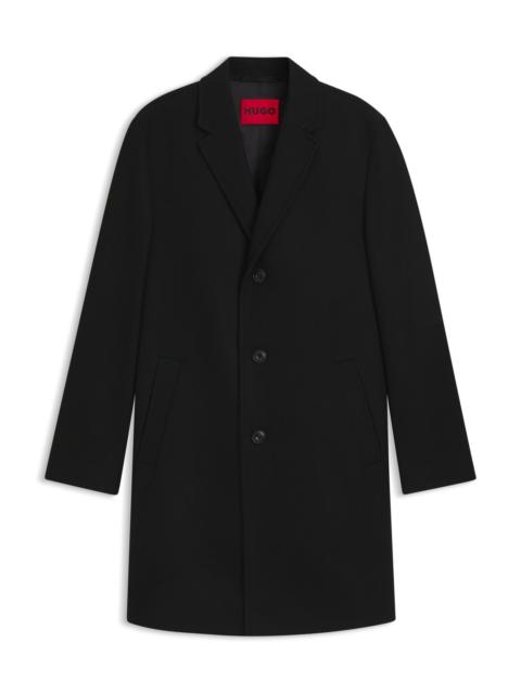 HUGO REGULAR-FIT COAT IN A WOOL BLEND