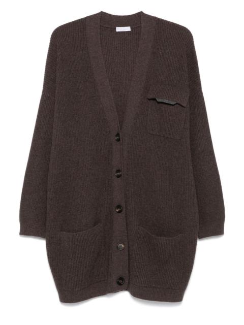 Brunello Cucinelli ribbed buttoned cardigan