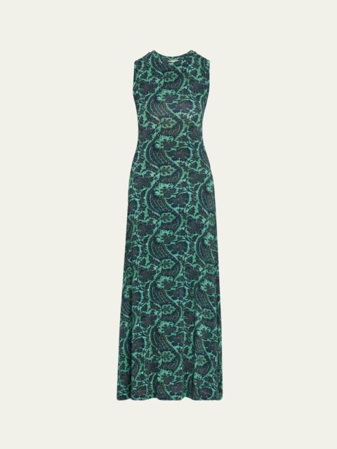 ULLA JOHNSON Orla Sleeveless Midi Dress