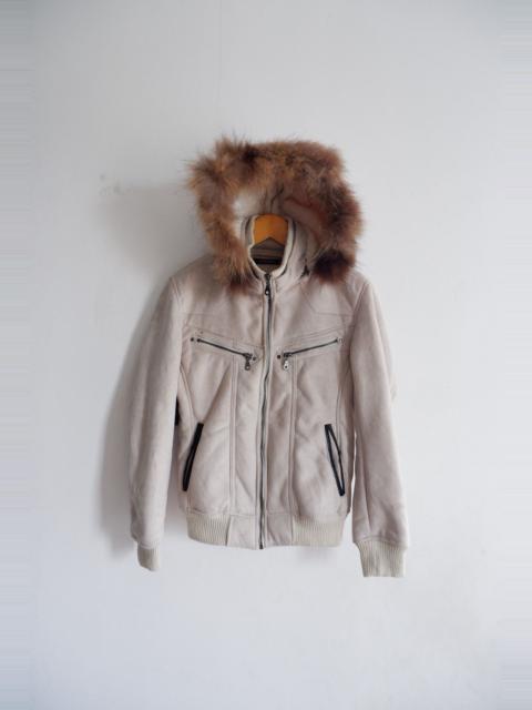 Other Designers If Six Was Nine - Fur Hoodie Clonedevgru Suede Jacket