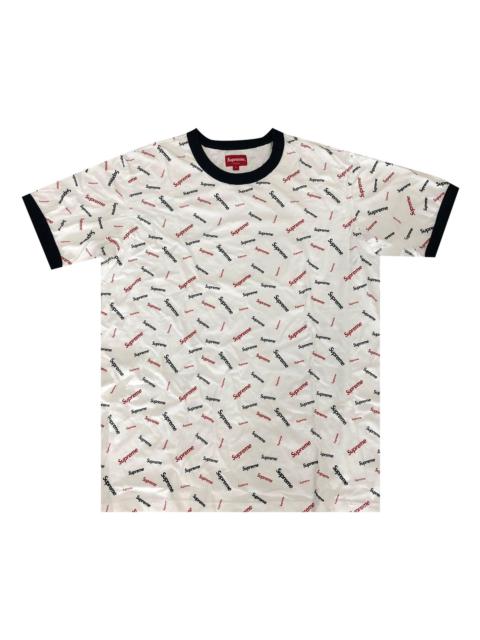 Supreme 대 Scatter Ringer 티 '화이트 이름 *