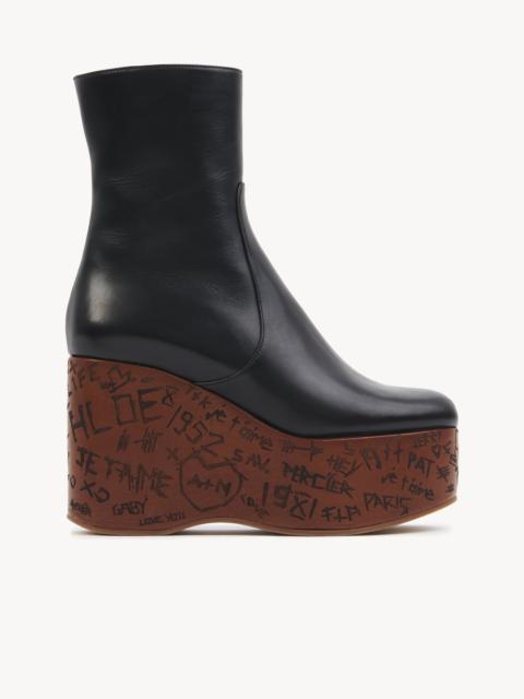 Chloé MAXIME WEDGE ANKLE BOOT