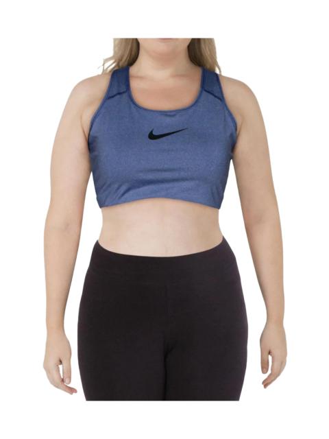Nike Swoosh Medium Support Non-Padded Sports Bra "Blue Lapis - Plus" BQ0973 457