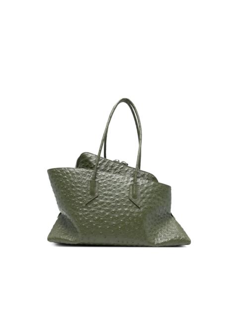 THE ATTICO medium La passeggiata leather tote bag