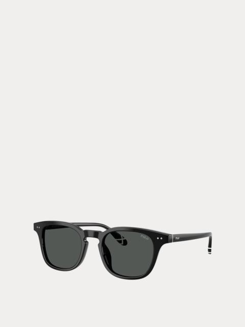 Polo Ralph Lauren Heritage Rowing-Stripe Round Sunglasses