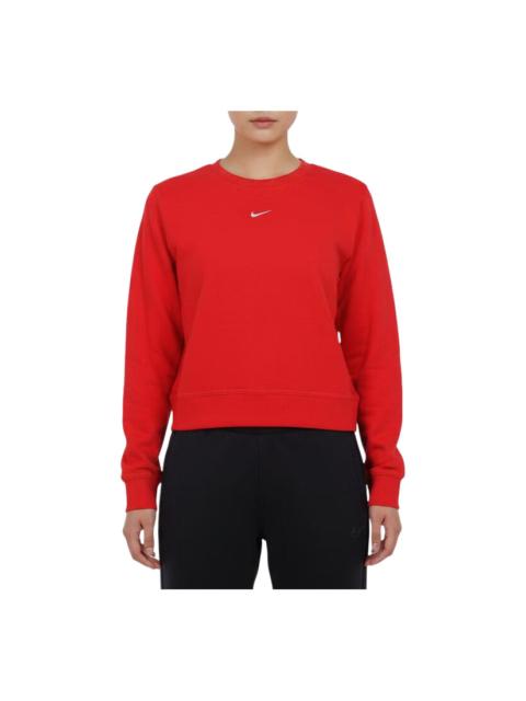 Nike (WMNS) Nike One Dri-FIT Sweatshirt Asia Sizing 'Red' IB1451-657