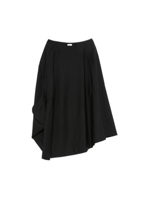 Comme Des Garçons Wool midi skirt