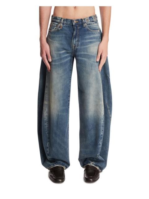 R13 Blue Twisted Jeans
