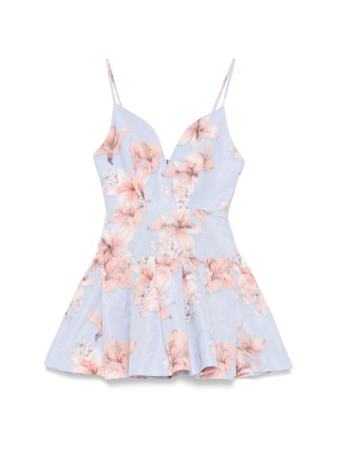 floral mini dress