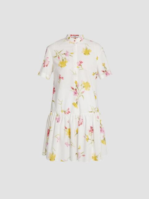 Erdem SHORT SLEEVE MINI DRESS