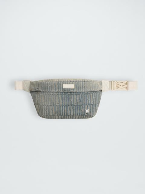 AMIRI AMIRI JACQUARD DENIM BUM BAG