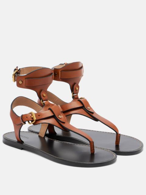 Isabel Marant Eveena leather thong sandals