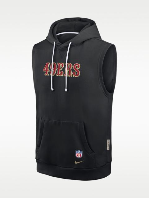 Nike San Francisco 49ers Rivalries Collection Sideline Men's Nike Dri-FIT NFL Sleeveless Pullover Hoodie