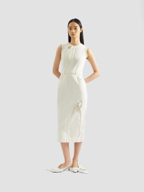 Erdem DENIM SLEEVELESS MIDI DRESS