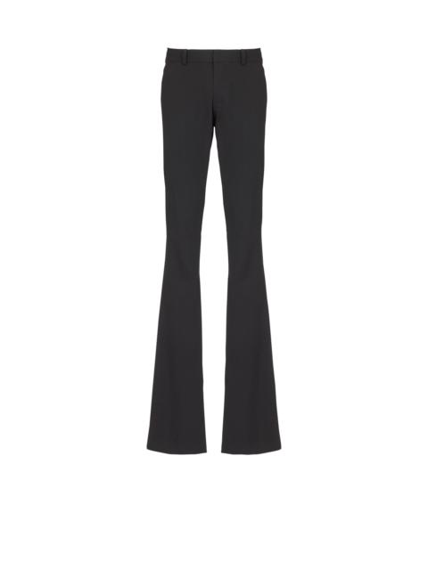 Technical wool trousers