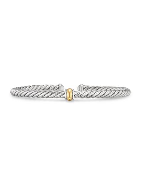 DAVID YURMAN Women's Cable Flex Station Bracelet in Sterling Silver - Silver