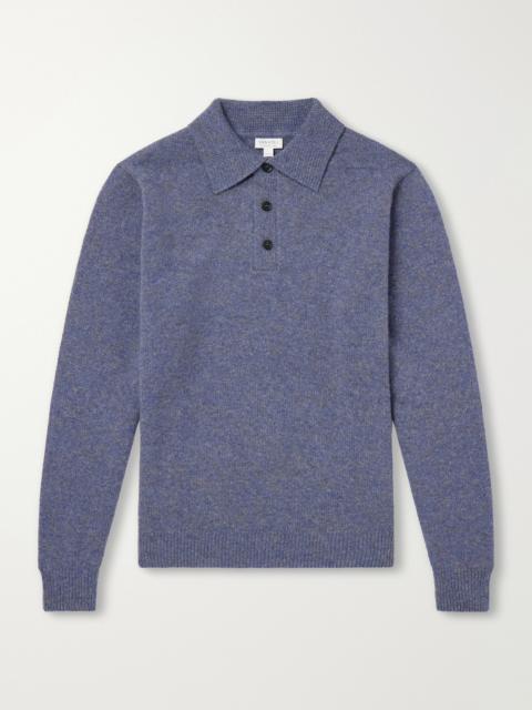 Sunspel Wool Polo Shirt
