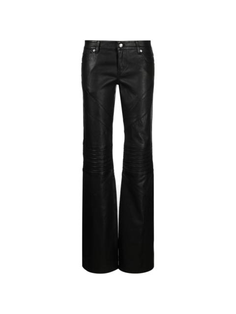 Zadig & Voltaire Paulin leather trousers