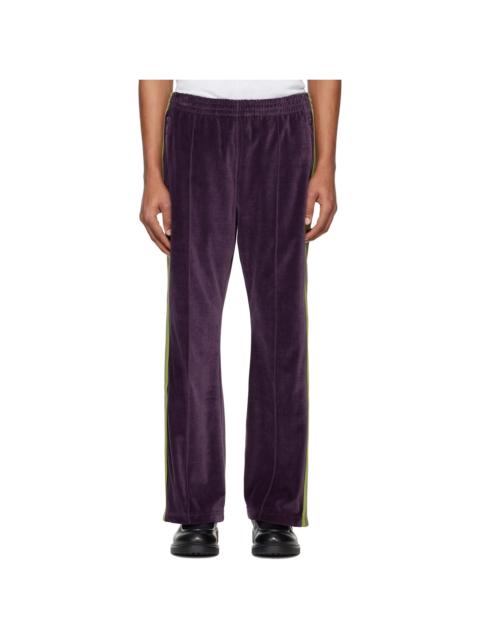 NEEDLES Purple Boot-Cut Track Pants