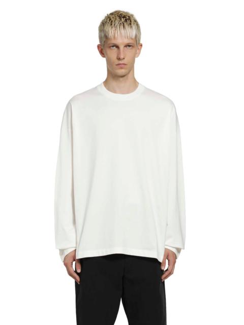 Jil Sander Cotton Crewneck Long Sleeve T-shirt