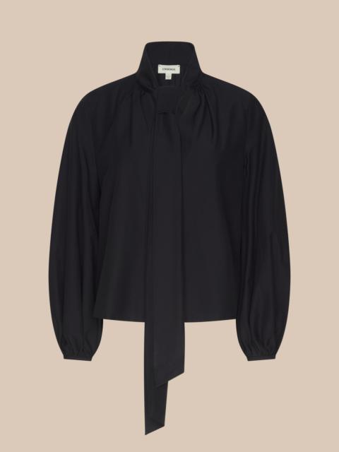 L'AGENCE Deon Tie-Neck Blouse