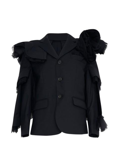 Noir Kei Ninomiya ruffled-detail blazer