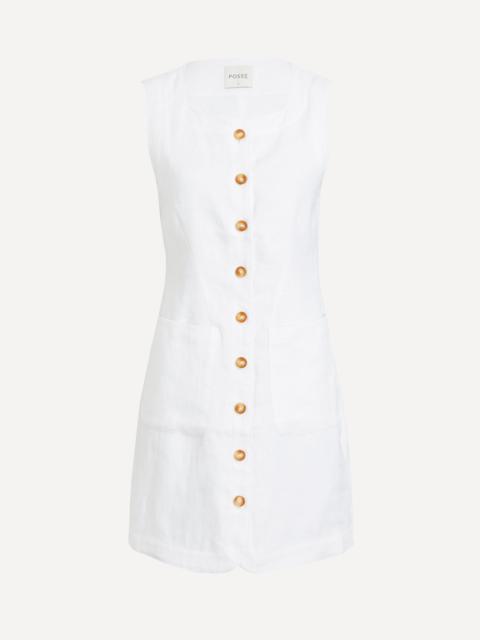 POSSE Emma Button-Down Mini Dress
