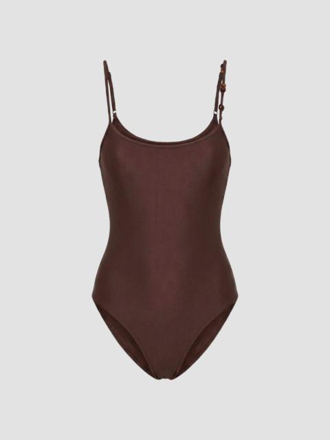 NICHOLAS Women's Dione One-Piece Swimsuit - Espresso