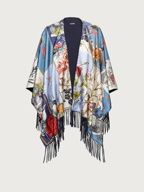 FERRAGAMO DOUBLE SIDED CAPE