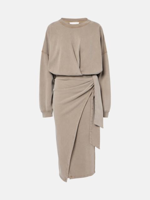 Isabel Marant Étoile Sandrina draped cotton midi dress