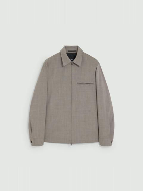 Theory Shirt Jacket in Motion Wool