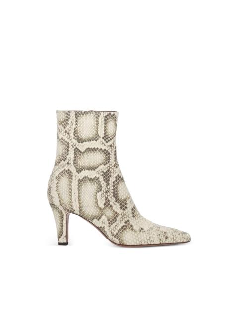 PARIS TEXAS snakeskin boots