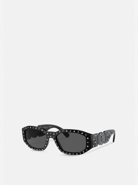 Studded Medusa Biggie Sunglasses